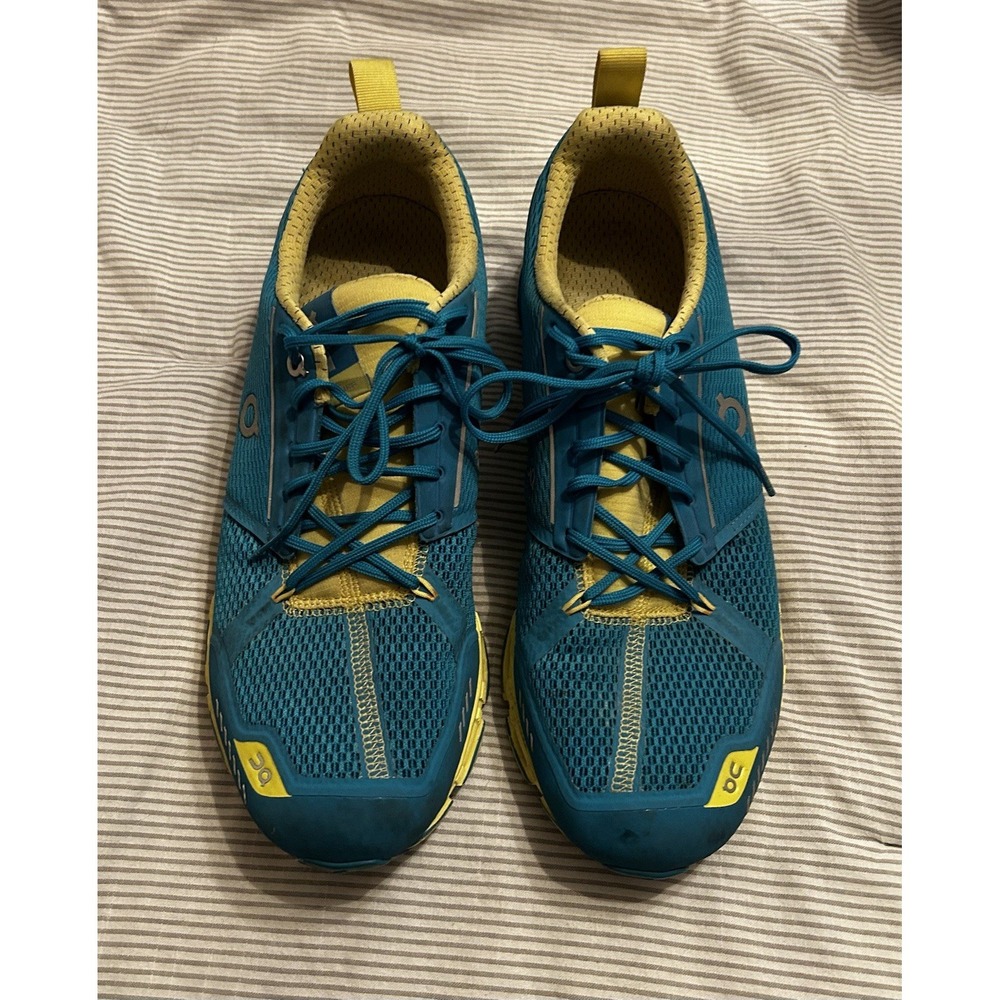 On Cloud Shoes‎ Women 10.5 On Running Cloudtec Swiss Engineering Blue Sneaker